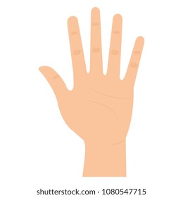 hand human isolated icon