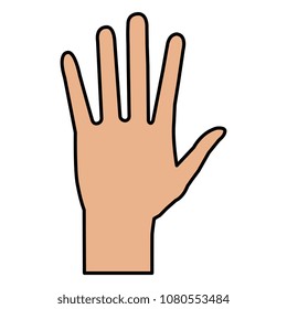 hand human isolated icon