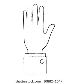 hand human isolated icon