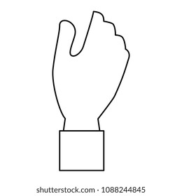 hand human isolated icon