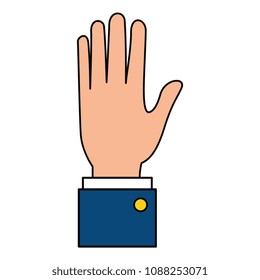 hand human isolated icon
