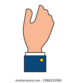 hand human isolated icon