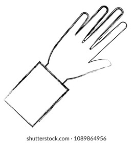 hand human isolated icon