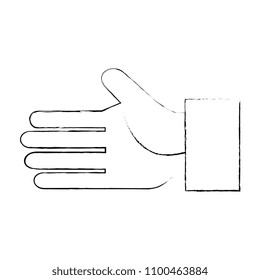 hand human isolated icon