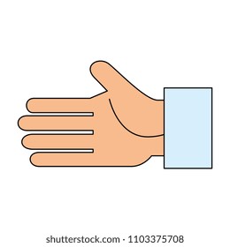 hand human isolated icon