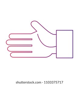hand human isolated icon