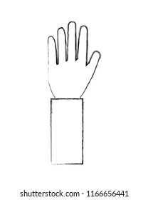 hand human isolated icon