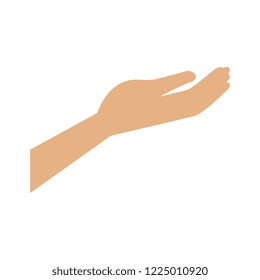 hand human isolated icon