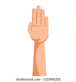 hand human isolated icon