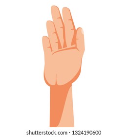 hand human isolated icon