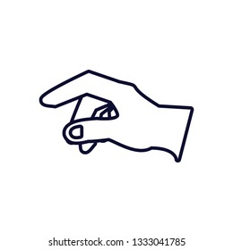 hand human isolated icon