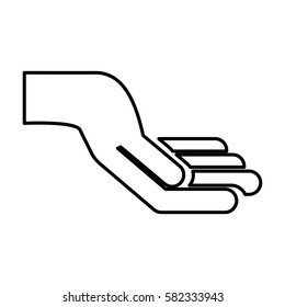 hand human isolated icon