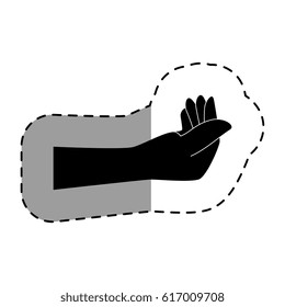 hand human isolated icon