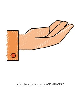 hand human isolated icon