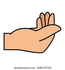 hand human isolated icon