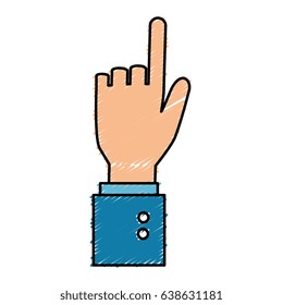 hand human isolated icon