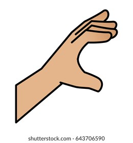hand human isolated icon