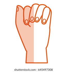 hand human isolated icon