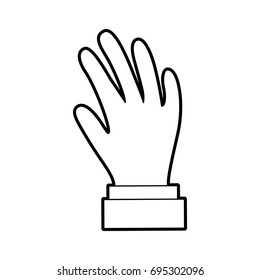 hand human isolated icon
