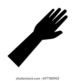 hand human isolated icon