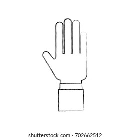 hand human isolated icon