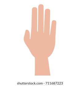 hand human isolated icon