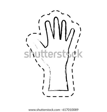 hand human isolated icon