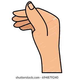 hand human isolated icon n