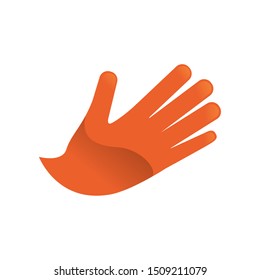 hand human isolated icon vector illustration