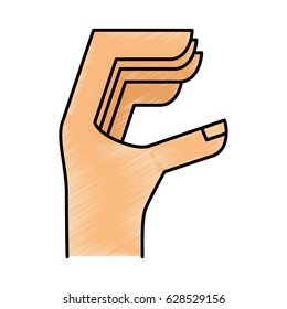 hand human language icon