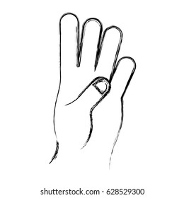 hand human language icon