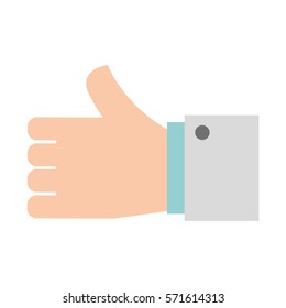 hand human like icon vector illustration design