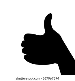 hand human like isolated icon