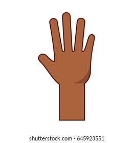 hand human open icon
