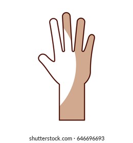 hand human open icon