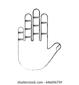hand human open icon