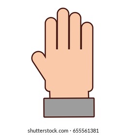 hand human open icon