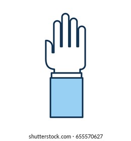 hand human open icon