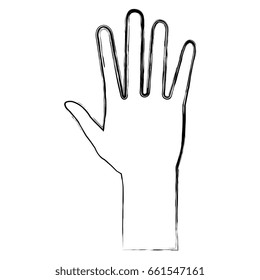 hand human open icon
