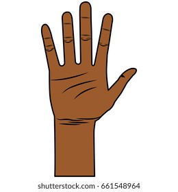 hand human open icon