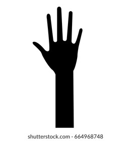 hand human open icon