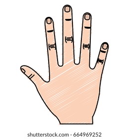 hand human open icon