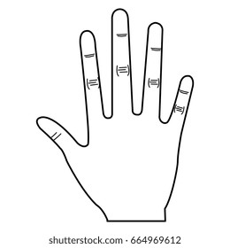 hand human open icon