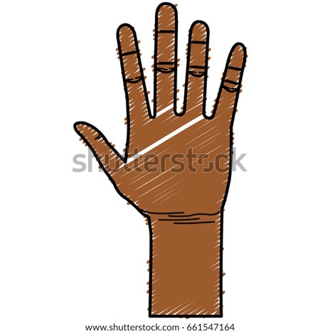 hand human open icon