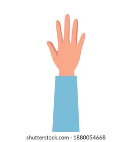 protesta humana manual con diseño de ilustración vectorial de manga