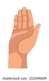 hand human receiving gesture icon