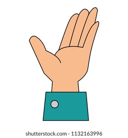 hand human receiving icon