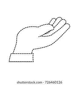hand human receiving icon