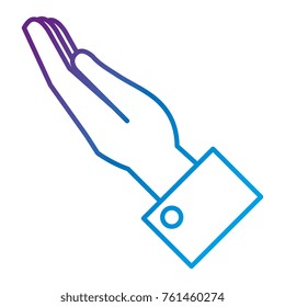 hand human receiving icon