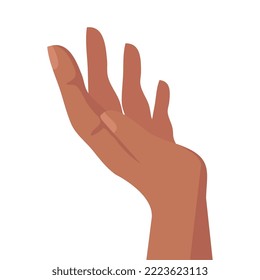 hand human receiving position icon